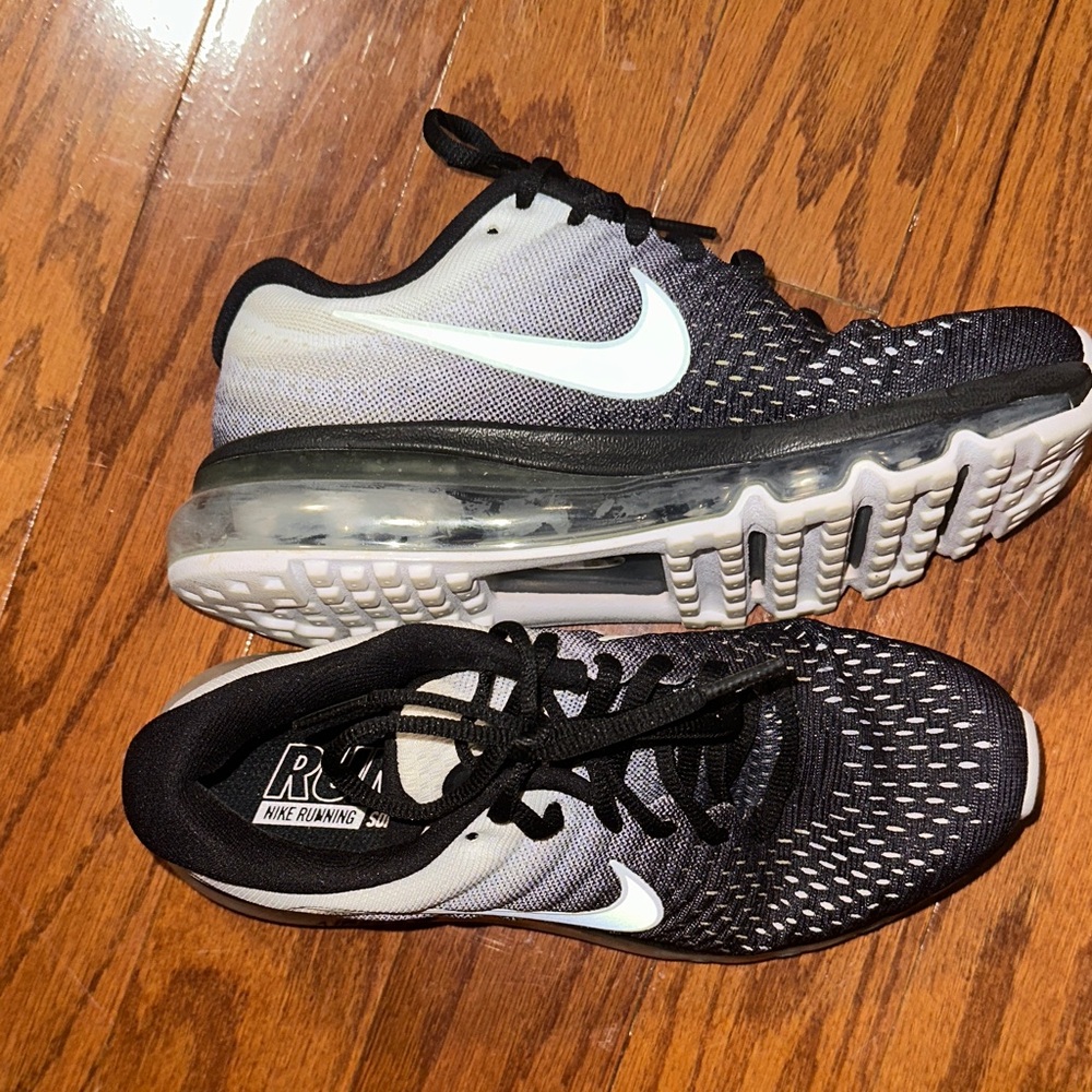 Nike Black and White Air Max Sneakers